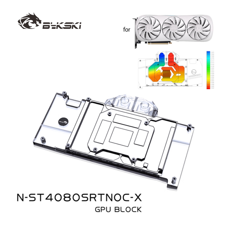 Rtx 4080 Super 16Gb - Bykski N-ST4080SRTNOC-X GPU-Block für ZOTAC RTX