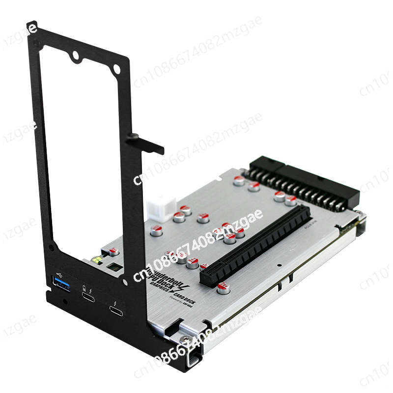 Thunderbolt 4 External Gpu Enclosure - Mini Externes GPU-Gehäuse TH3P4G3 mit Netzteil,