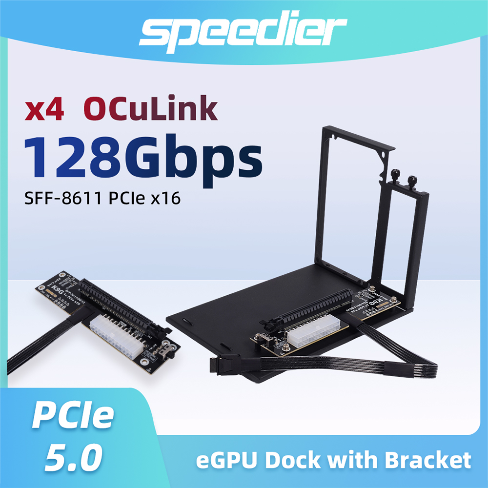 Oculink Egpu Dock Graphics Card - OCuLink SFF-8611/8612 zu PCIe X16 Externe