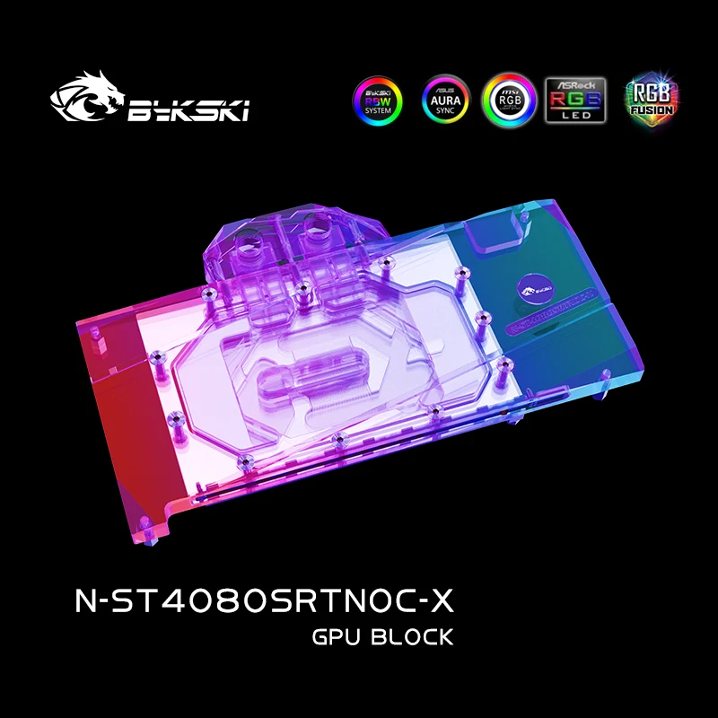 Rtx 4080 Super 16Gb - Bykski N-ST4080SRTNOC-X GPU-Block für ZOTAC RTX