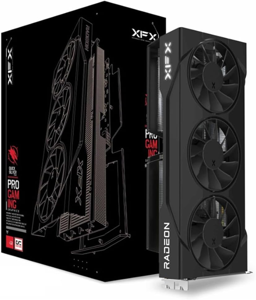 Triple Fan Gaming Graphics Card 16Gb - Radeon RX 9060 XT OC Triple