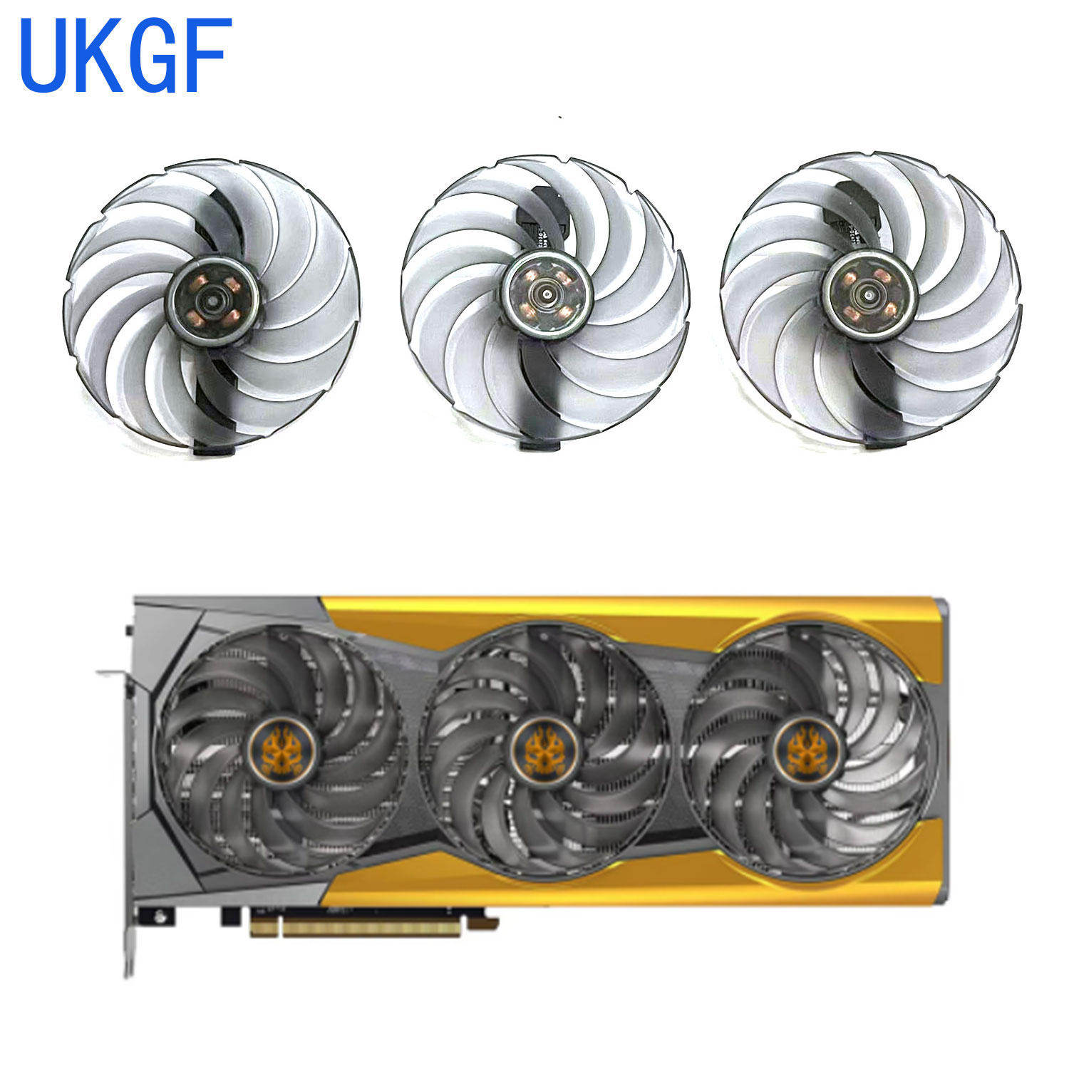 Rx 6900 Xt 16Gb - 95 MM FDC10U12D9-C 6Pin RX6900 Kühlung
