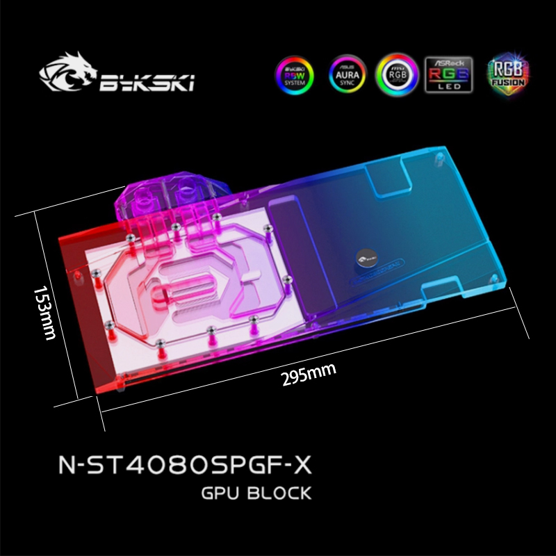 Rtx 4080 Super 16Gb - Bykski N-ST4080SPGF-X GPU-Block für Zotac GeForce