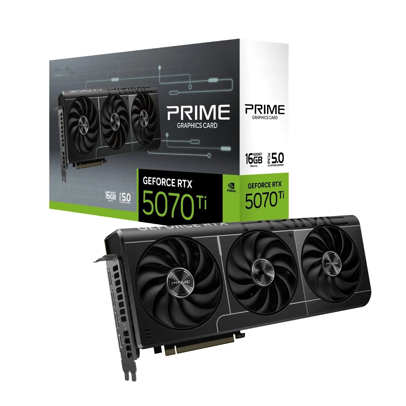 2025 Neue PRIME GeForce RTX 50 – Triple Fan Gaming Graphics Card 16Gb Bewertung und Preis
