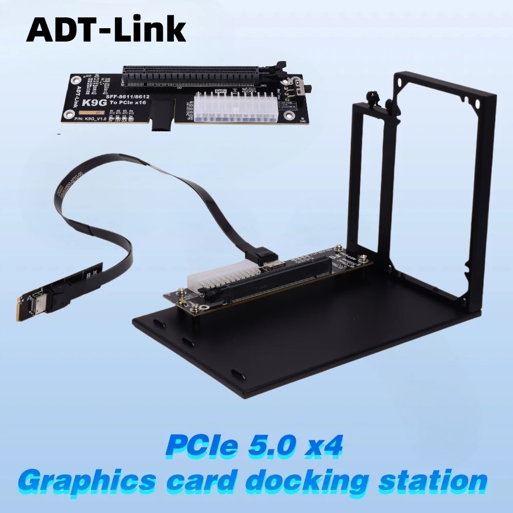 ADT-Link PCIe 5.0 4.0 128Gbps  – Oculink Egpu Dock Graphics Card Bewertung und Preis
